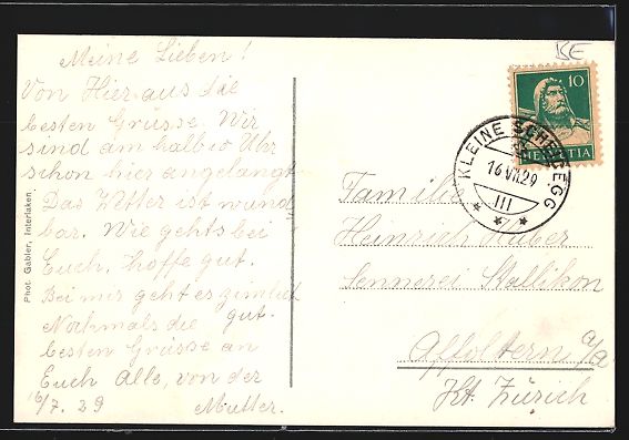 Cartoline postali: Kl. Scheidegg, Kurhaus, Jungfraubahn, Le – Usato da Berlin venduto da bartko-reher 1