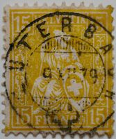 sitz. Helvetia SBK Nr. 39 1879, Vollst. Luterbach 9.XII.79