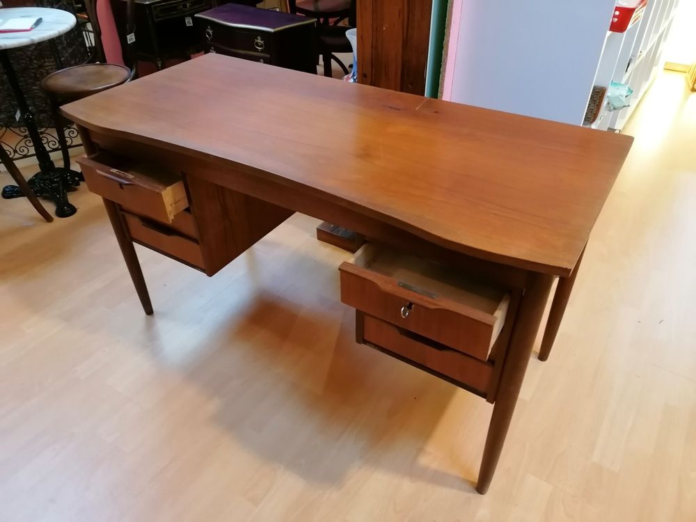 Dänischer Schreibtisch Holz AIOA Vintage 1