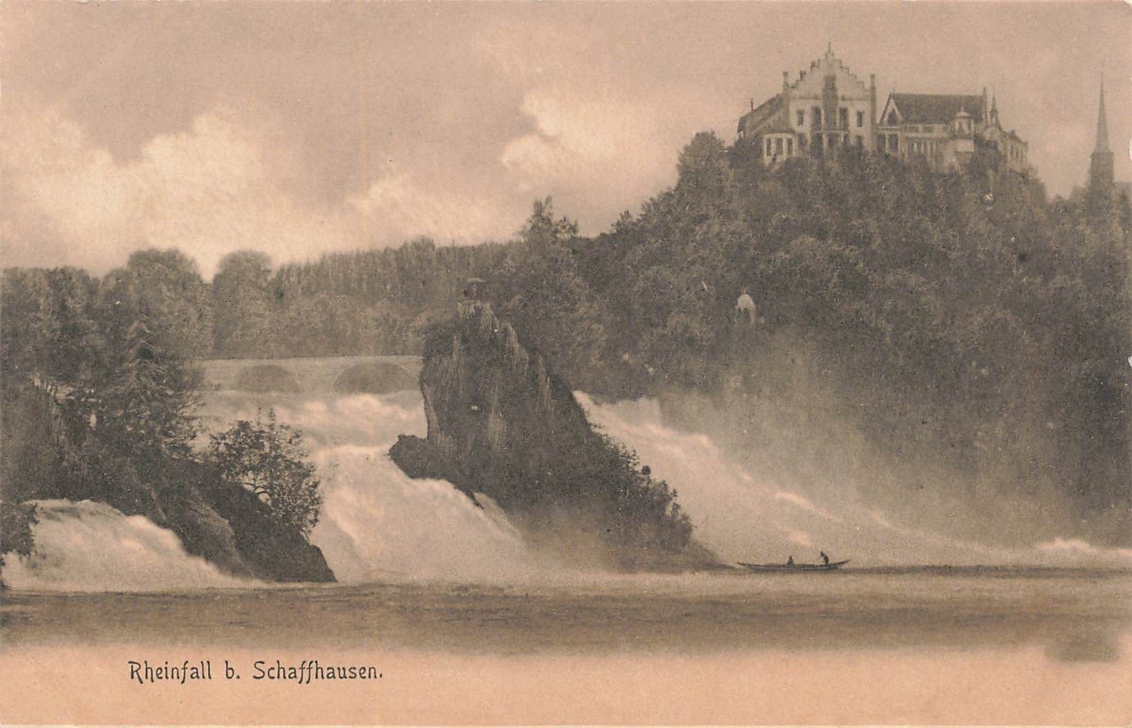 Cartoline postali: Rheinfall Schaffhausen – Usato da Biasca venduto da Blenio71