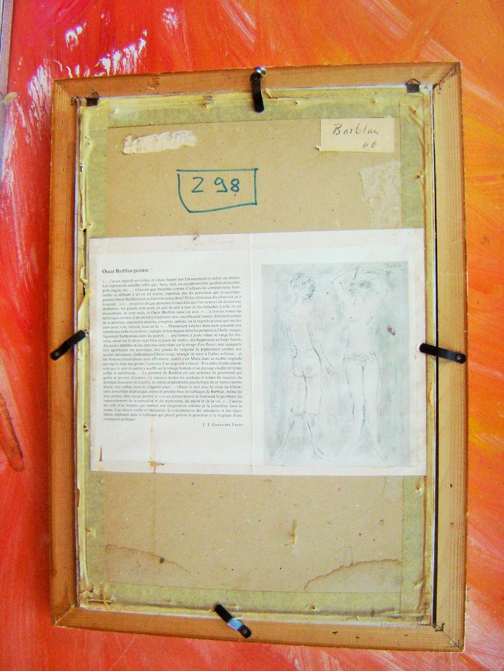 Dipinti: BARBLAN Oscar, It. 1909-1987 – Usato da Pazzallo venduto da Salvapazzo 3