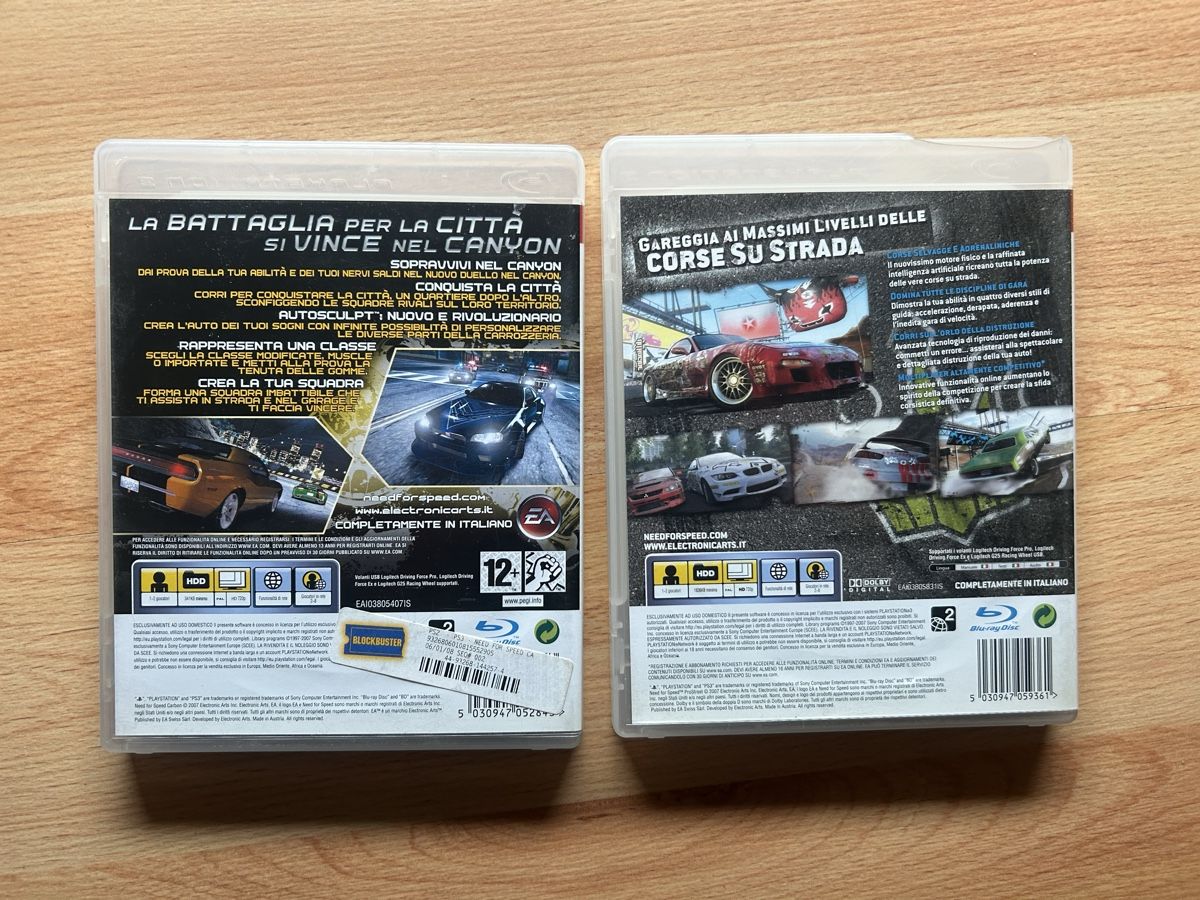 Sony Spiele: Need for Speed PS3 - Carbon & Prostreet – Gebraucht aus Schötz von lor_z95g 2