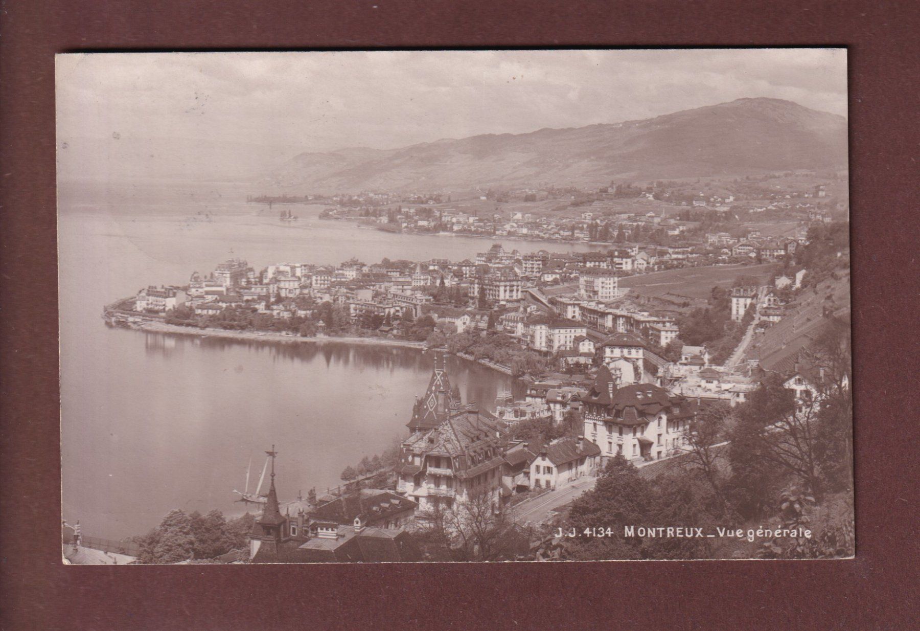 Ansichtskarten: MONTREUX - Clarens - 1916 – Gebraucht aus Pully von nicecards