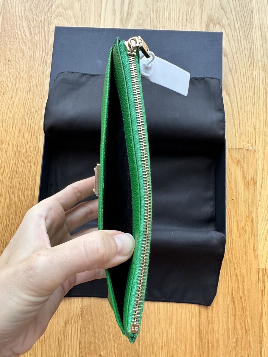 Dolce & Gabbana Portemonnaie: DOLCE GABBANA NEW! green wallet – Neu und originalverpackt aus Stäfa von gra_d5rt 5