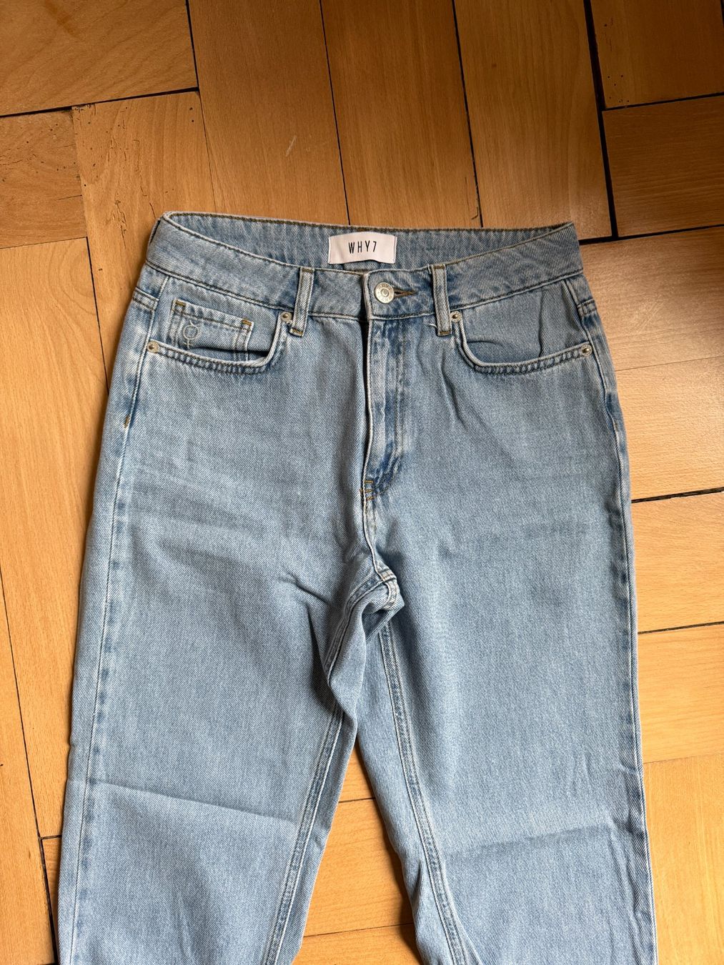 Jeans: WHY7 - High Waist Jeans hellblau W28 – Usato da Zürich venduto da Diazaio 1