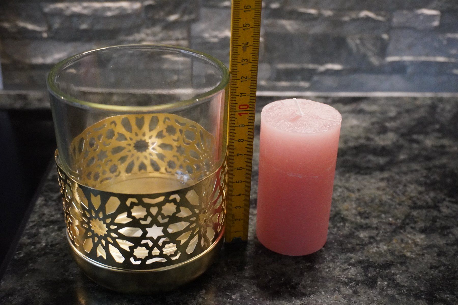 Candele: Windlicht mit Kerze – Nuovo (secondo la descrizione) da Kräiligen venduto da ber_j7lf 2