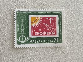 Cosmo und Space Theme Briefmarke