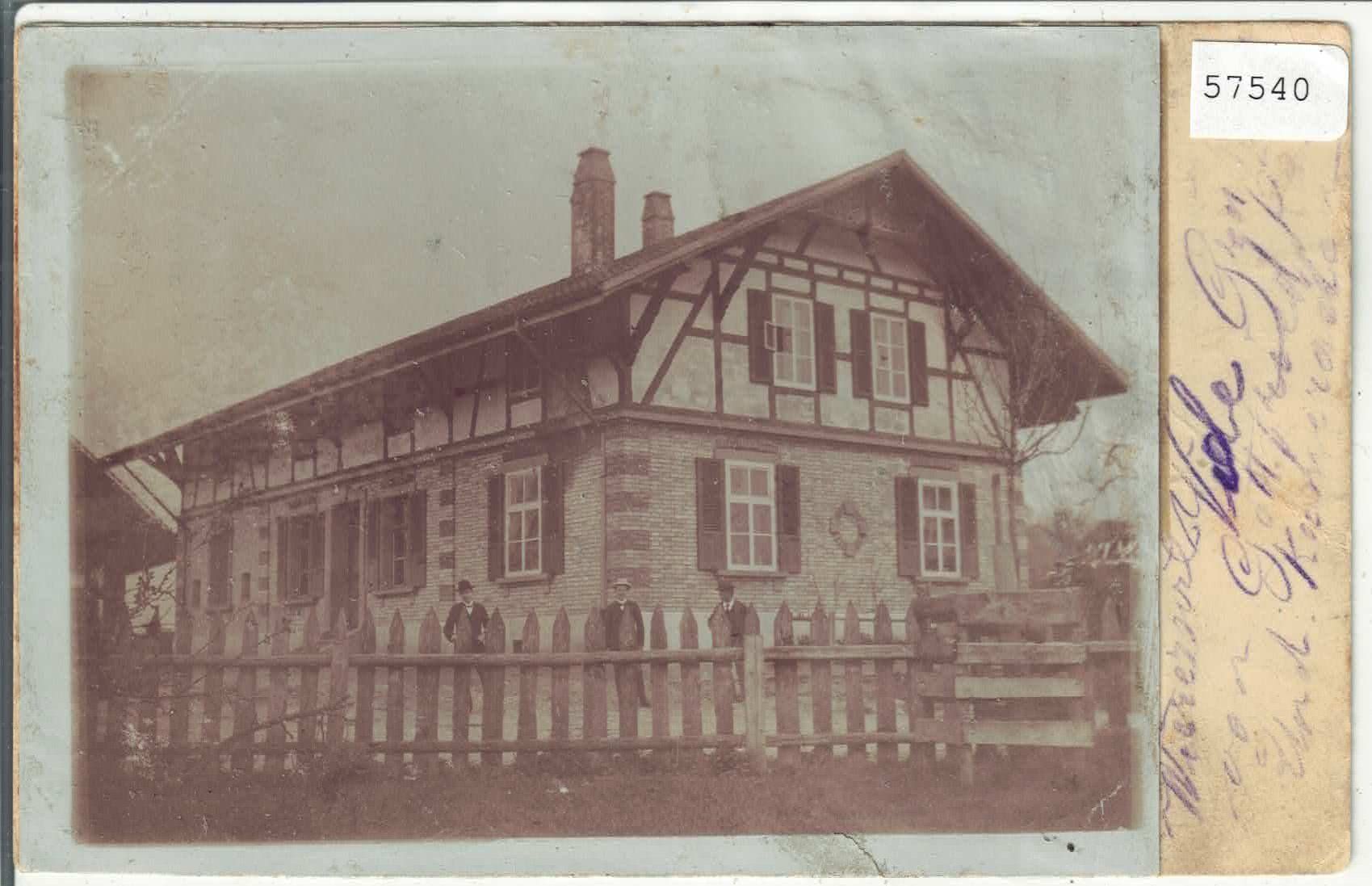 Ansichtskarten: Schüpfen - Wohnhaus 1905 - animee – Gebraucht aus Ettingen von Kartenplanet