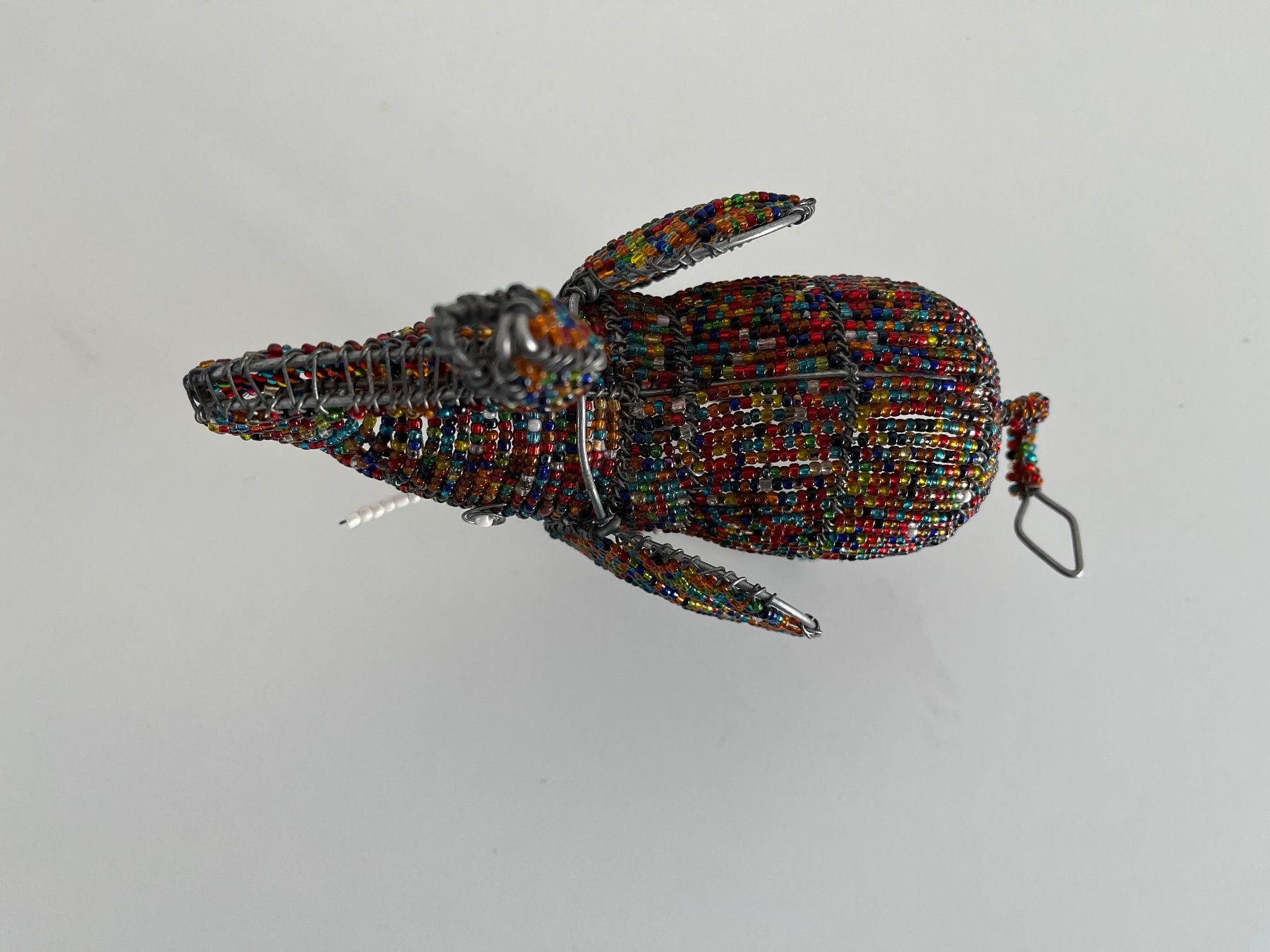 Statuette: Elefant aus Metalldraht mit Steckperlen – Usato da Wetzikon ZH venduto da seli03 4