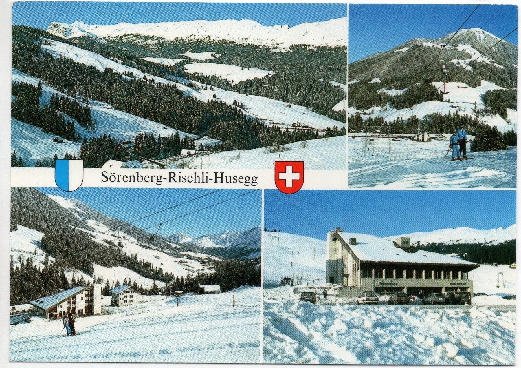 Ansichtskarten: SÖRENBERG-RISCHLI-HUSEGG Skilift – Gebraucht aus Jona von philajona