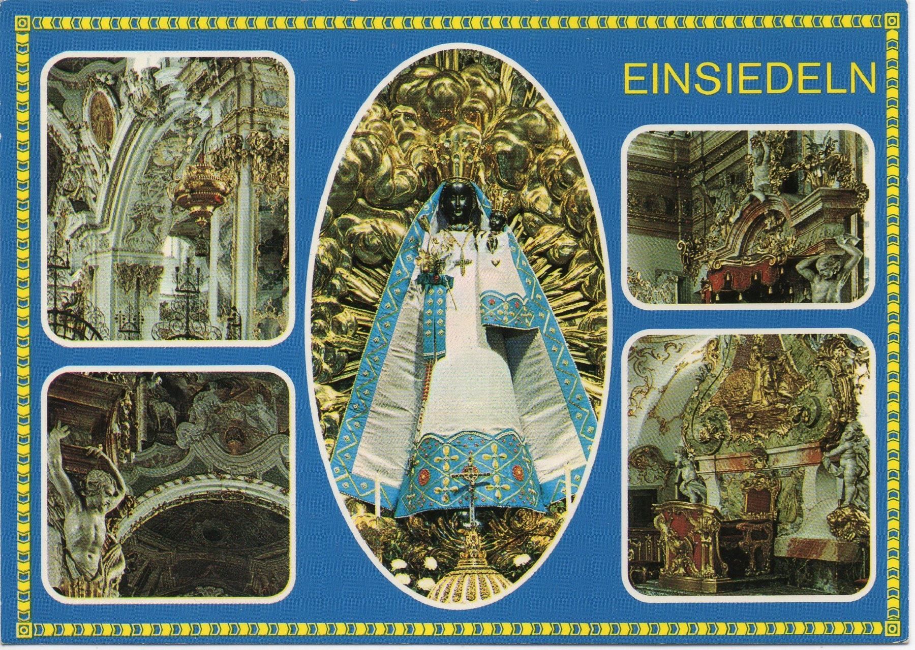 Cartoline postali: EINSIEDELN – Usato da Jona venduto da philajona