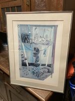 Rolf Knie Bild 1987 Zirkus Motiv gerahmt guter Zustand