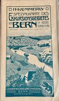 Landkarte Kümmerly & Frey Gebiet Bern