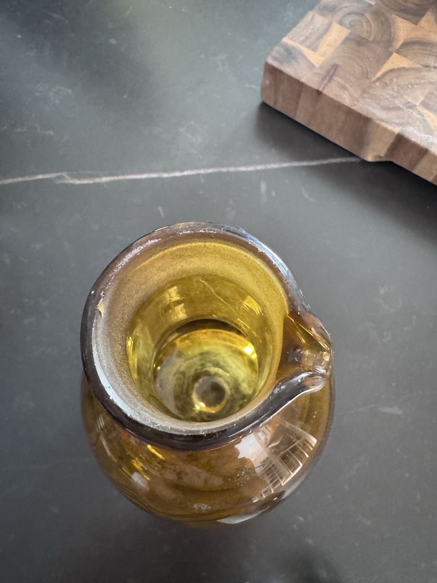 Karaffen: Karaffe Glas bernsteinfarben – Gebraucht aus Eichberg von OanaB 5