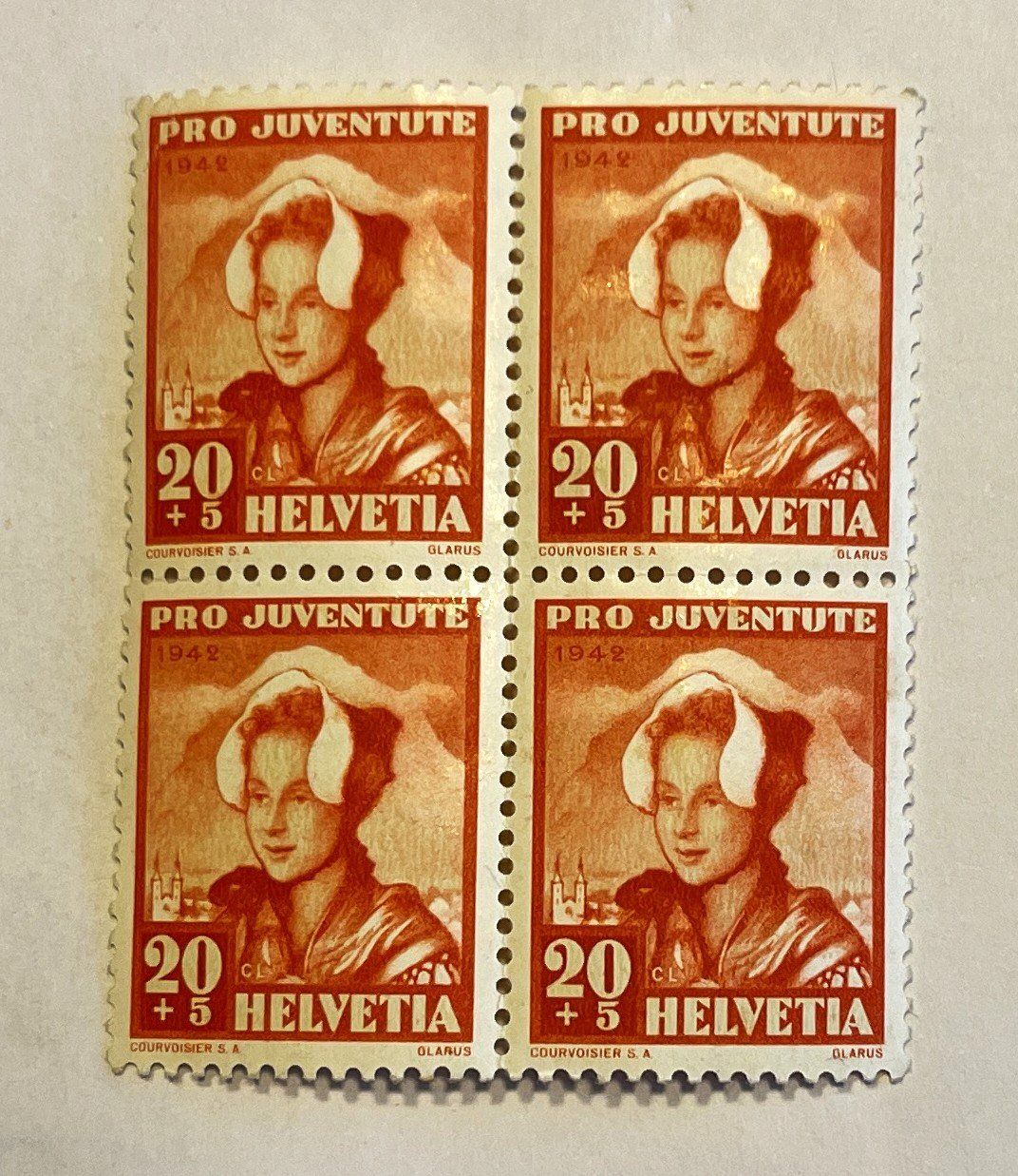 Tutti i francobolli: Pro Juventute 1942 - 4er Blocks – Nuovo (secondo la descrizione) da Oftringen venduto da vuc_frq6