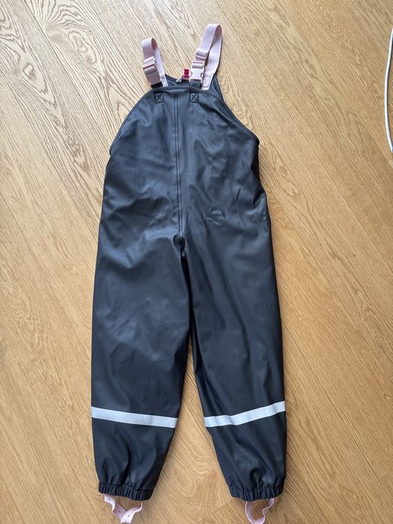 Sterntaler Pantalon De Pluie Doublé Fille - Imperméable Avec Bretelles Réglables Et Bandes Réfléchissantes