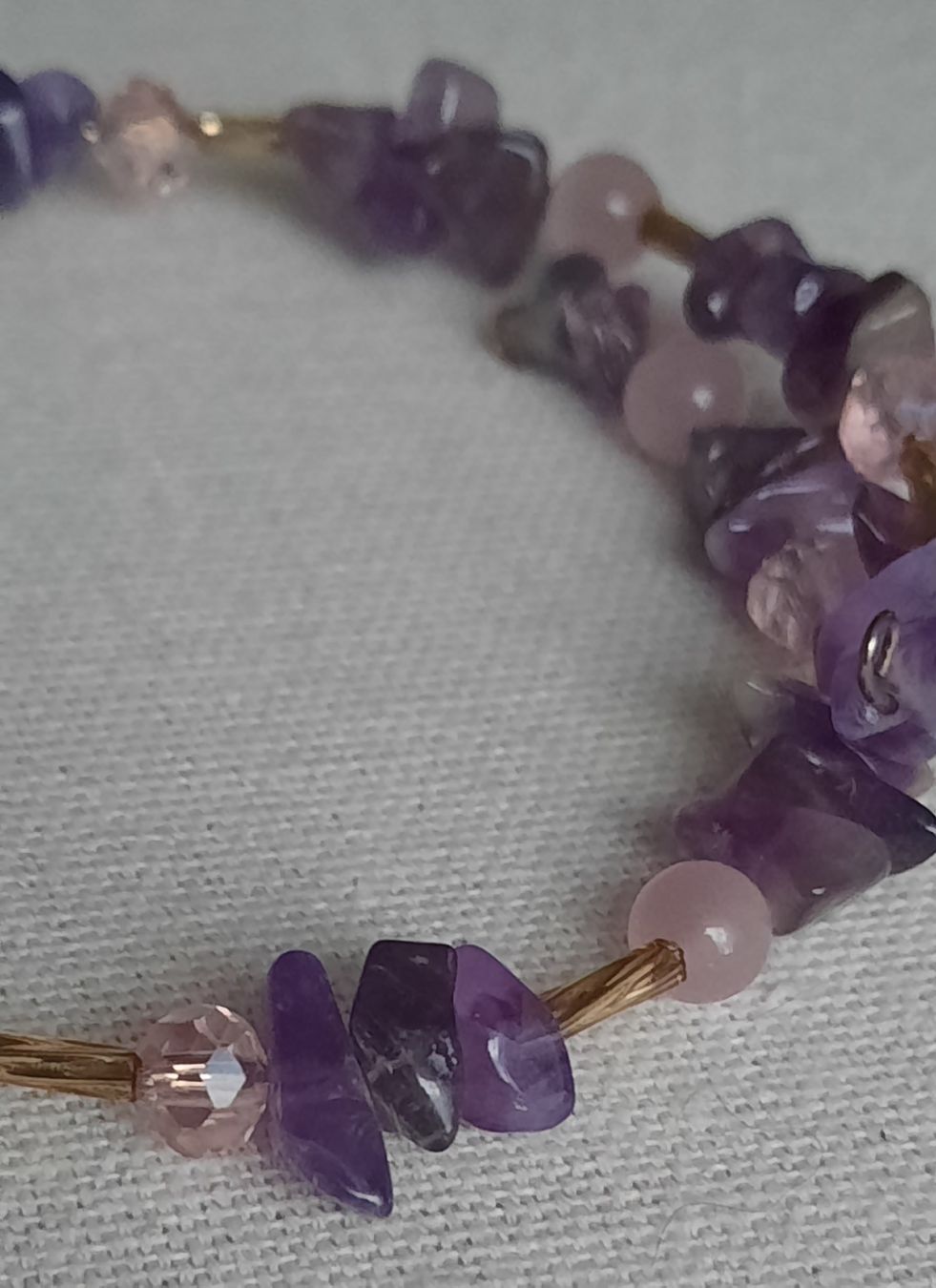 Bracciali & Braccialetti: Handgefertigtes Amethyst-Armband - Einzigartiges Design! – Nuovo (secondo la descrizione) da Solothurn venduto da lsc_pf99 2