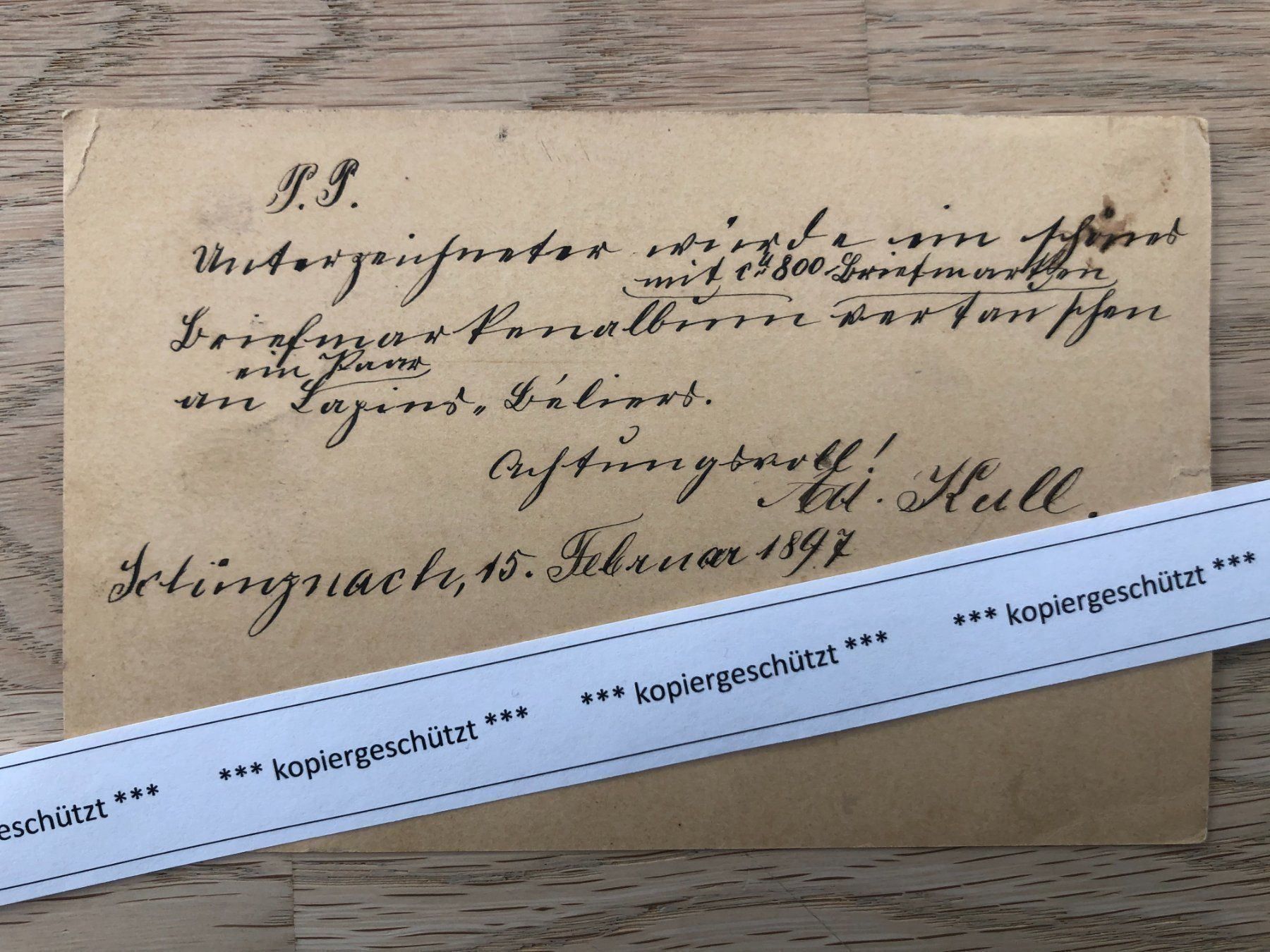 Ansichtskarten: 16.2.1897 Postkarte Brugg - Bern AK – Gebraucht aus Hefenhofen von Bierinder 1