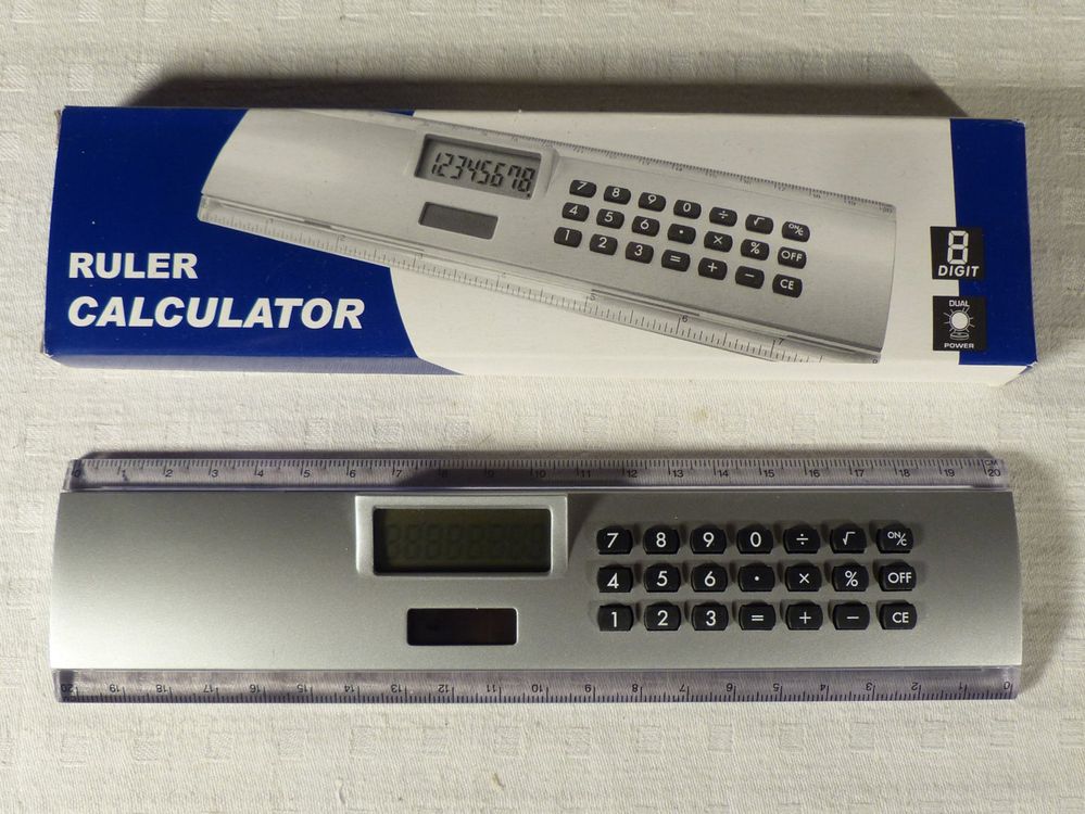 Massstab mit Rechner (neu/solar) (Neu (gemäss Beschreibung)) in Zürich ...