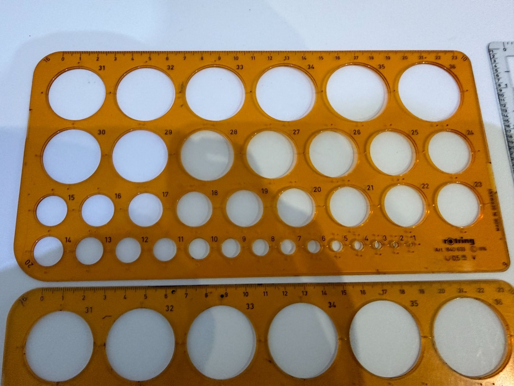 Rotring Sciablone: Schablonen 5 Stk, Rotring, Rumold, EDMZ+Philips – Usato da Unterengstringen venduto da Tnovus 1