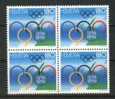1996, 100 Jahre Olypmische Spiele, Viererblöcke **