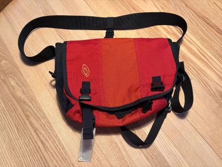 Timbuk2 Umhängetasche, rot/orange, 32x23x8 cm gross