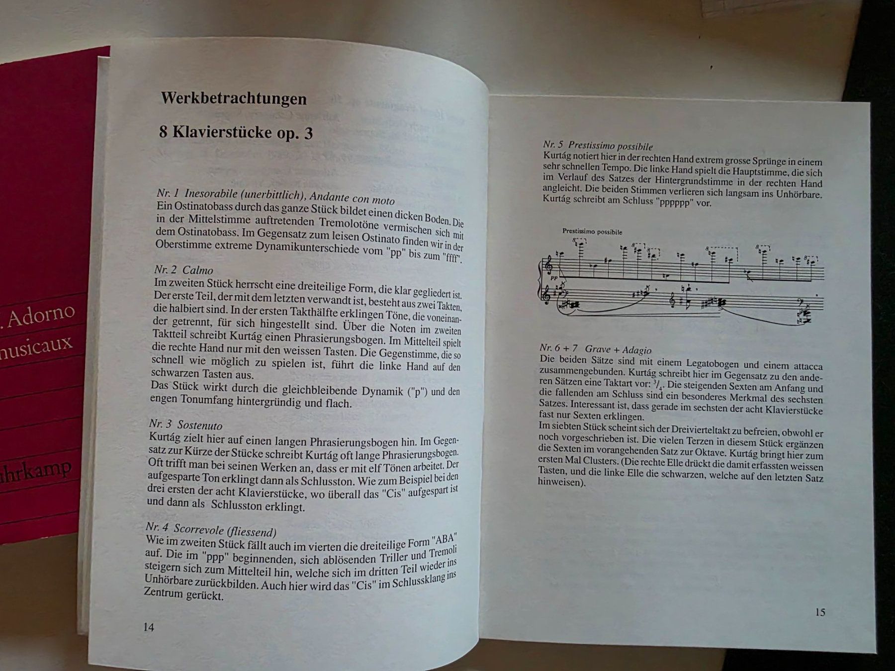 Libri: György Kurtag - Konservatorium Bern 1989 Programm Heft – Usato da Walterswil BE venduto da Lonitti 3