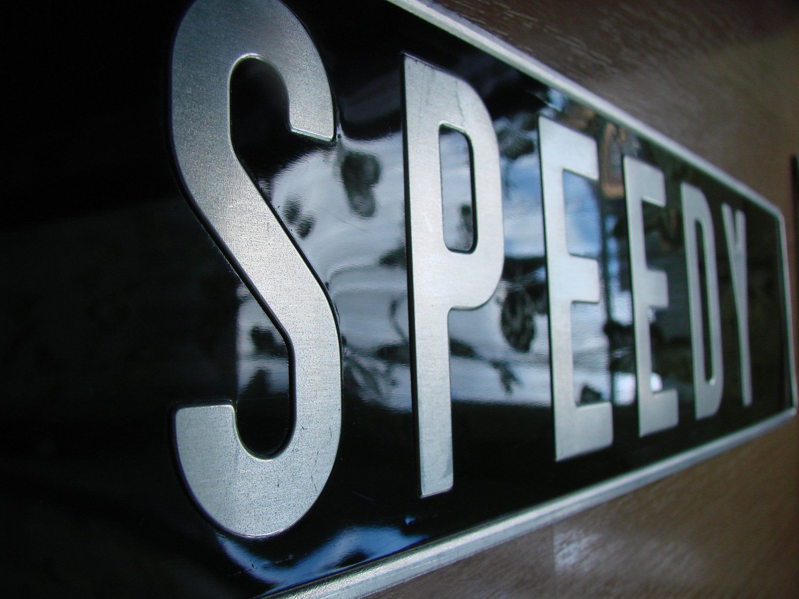 Schilder: Namensschild SPEEDY – Gebraucht aus Niederuzwil von Rade