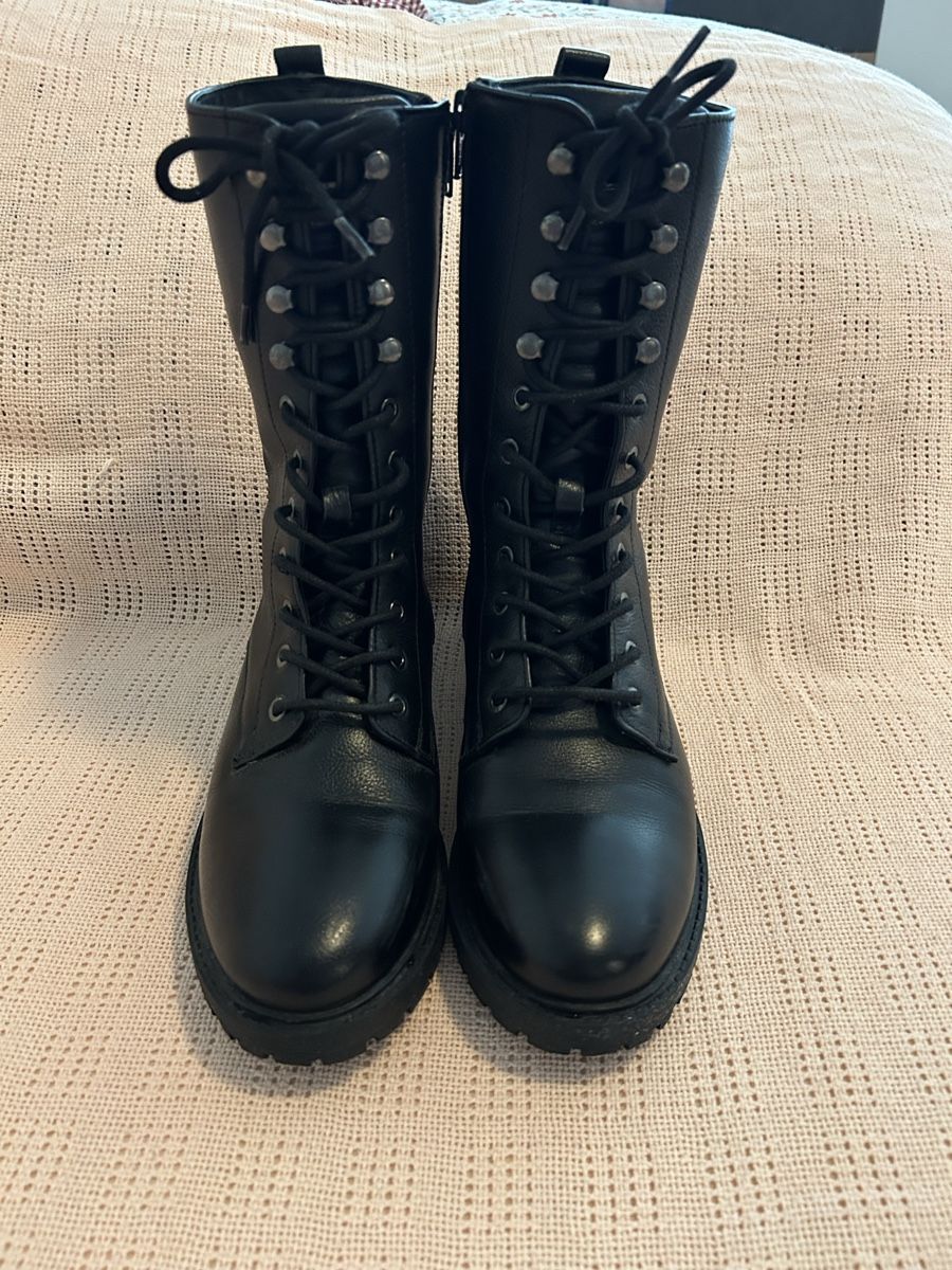 Scarpe da donna: Leder Schnürstiefel Schwarz Gr. 39 , Top  – Nuovo (secondo la descrizione) da Zürich venduto da robbii13 1