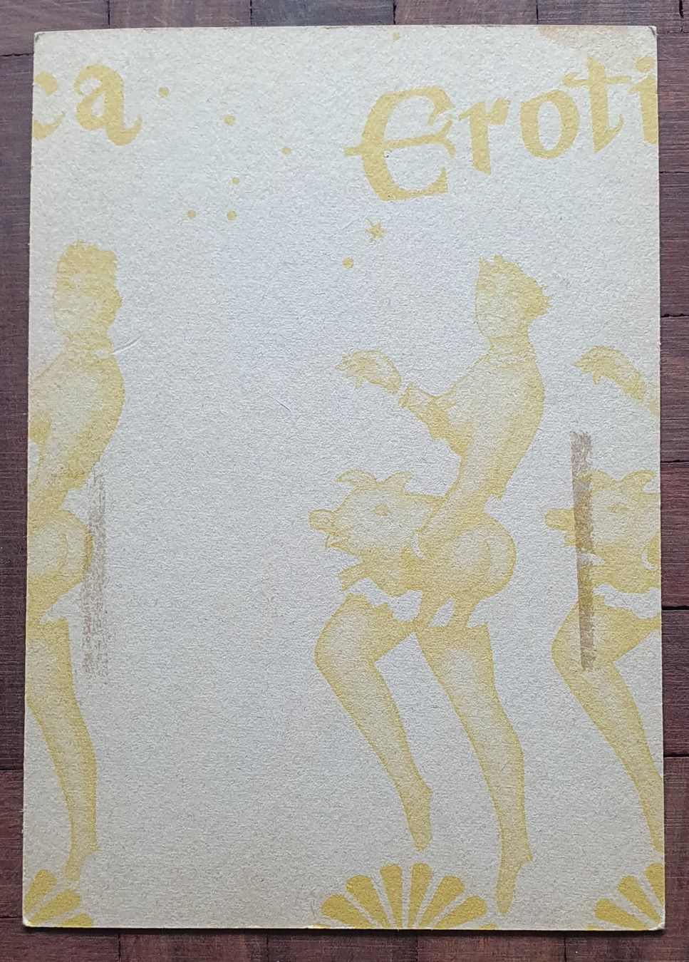 Cartoline postali: Ansichtskarte - Erotika Strip-tease, Western-Germany – Usato da Kreuzlingen venduto da Rschweiz1 1