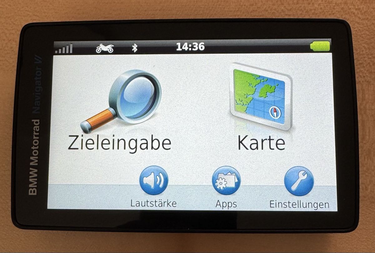 Navigatori: BMW Motorrad Navigator VI Motorrad Navigation GPS – Usato da Winkel venduto da Rene59zrh