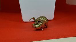 Antike Messing Figur: Schwein , Sammlerstück!