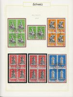 1940 Pro Patria 4er Blöcke Viererblöcke B7 B5c B6 B4 B3 +++