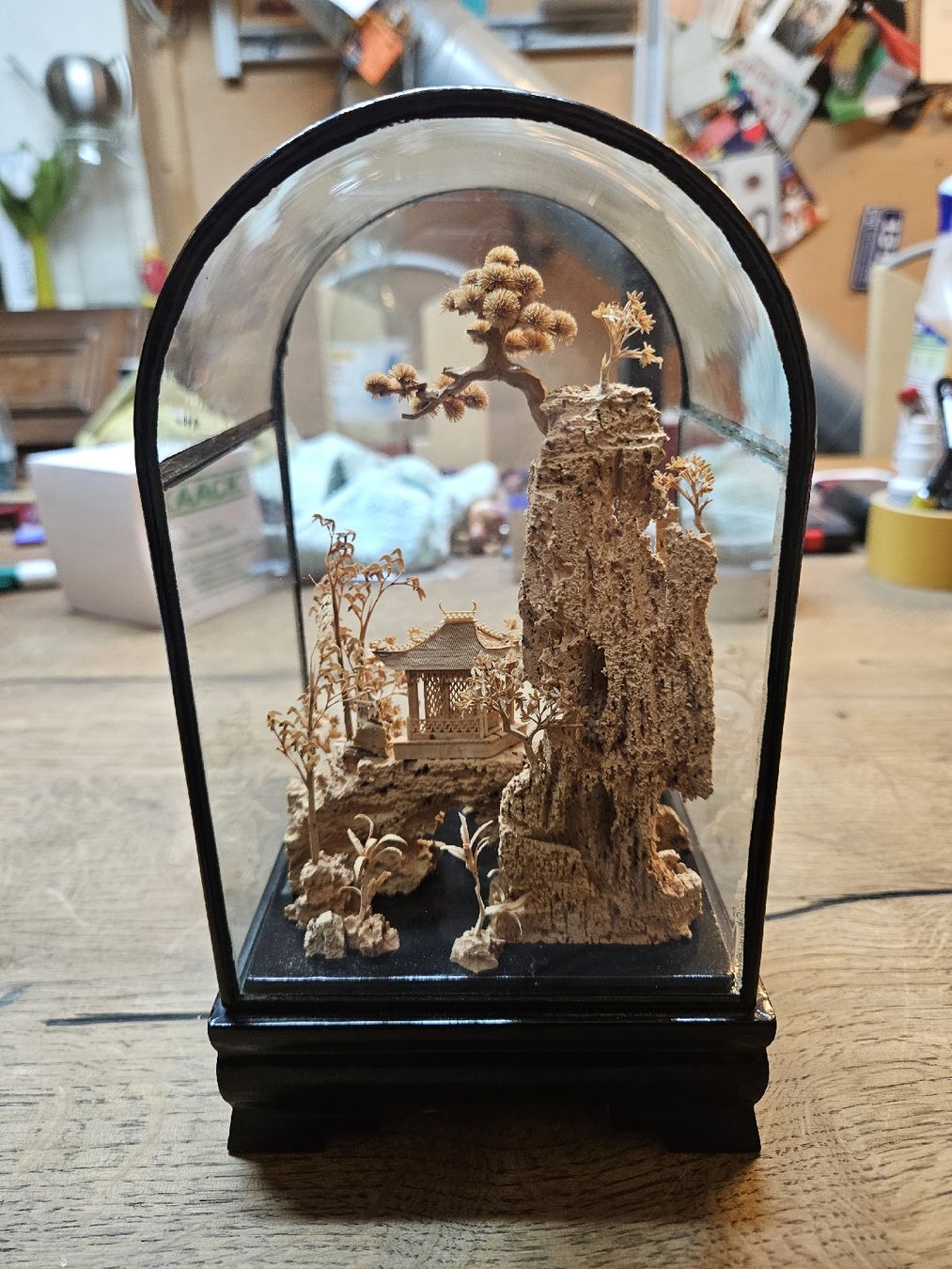 Modellbausätze & Standmodelle: Miniature garten diorama mit glaskuppel (V)  – Gebraucht aus Rorschach von TimelessTrading 2