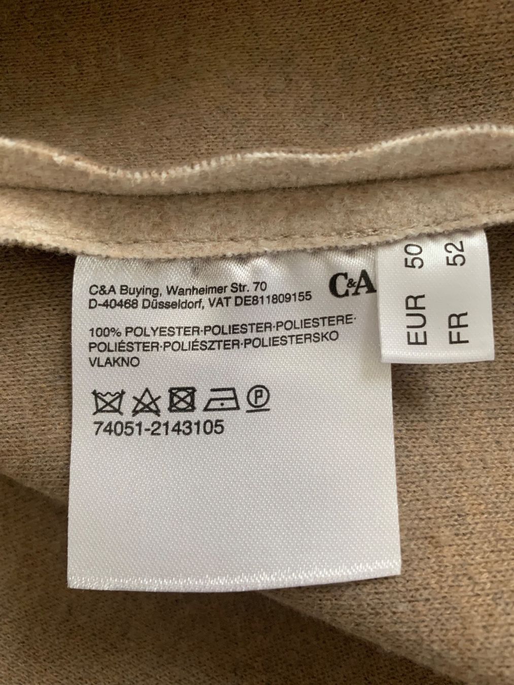 C&A Mäntel: Mantel von C&A beige Gr. 50 – Gebraucht aus Ellikon an der Thur von Bali1999 7