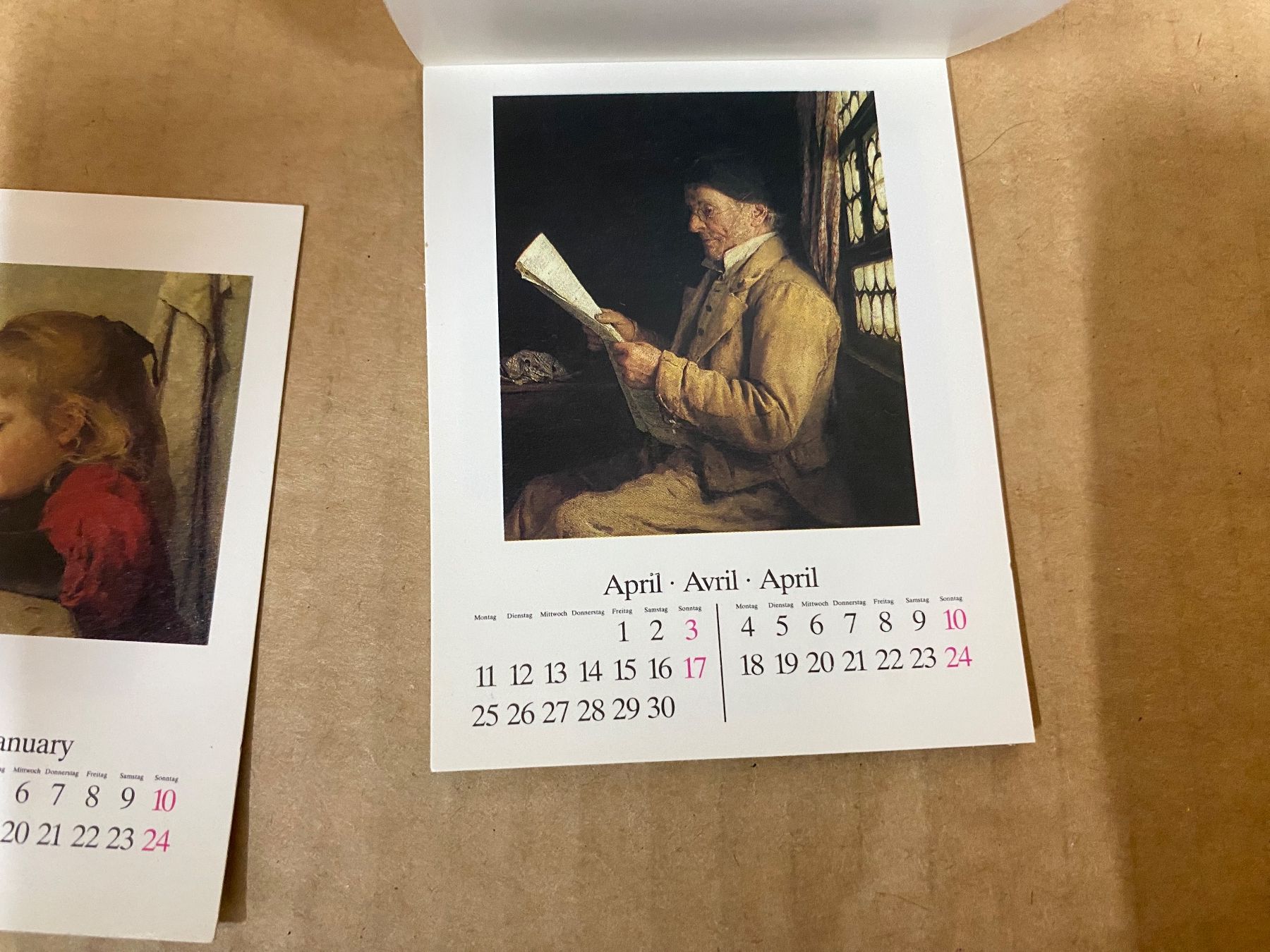 Calendari: Albert Anker Kalender sehr klein – Usato da Eschlikon TG venduto da ArtRec 3