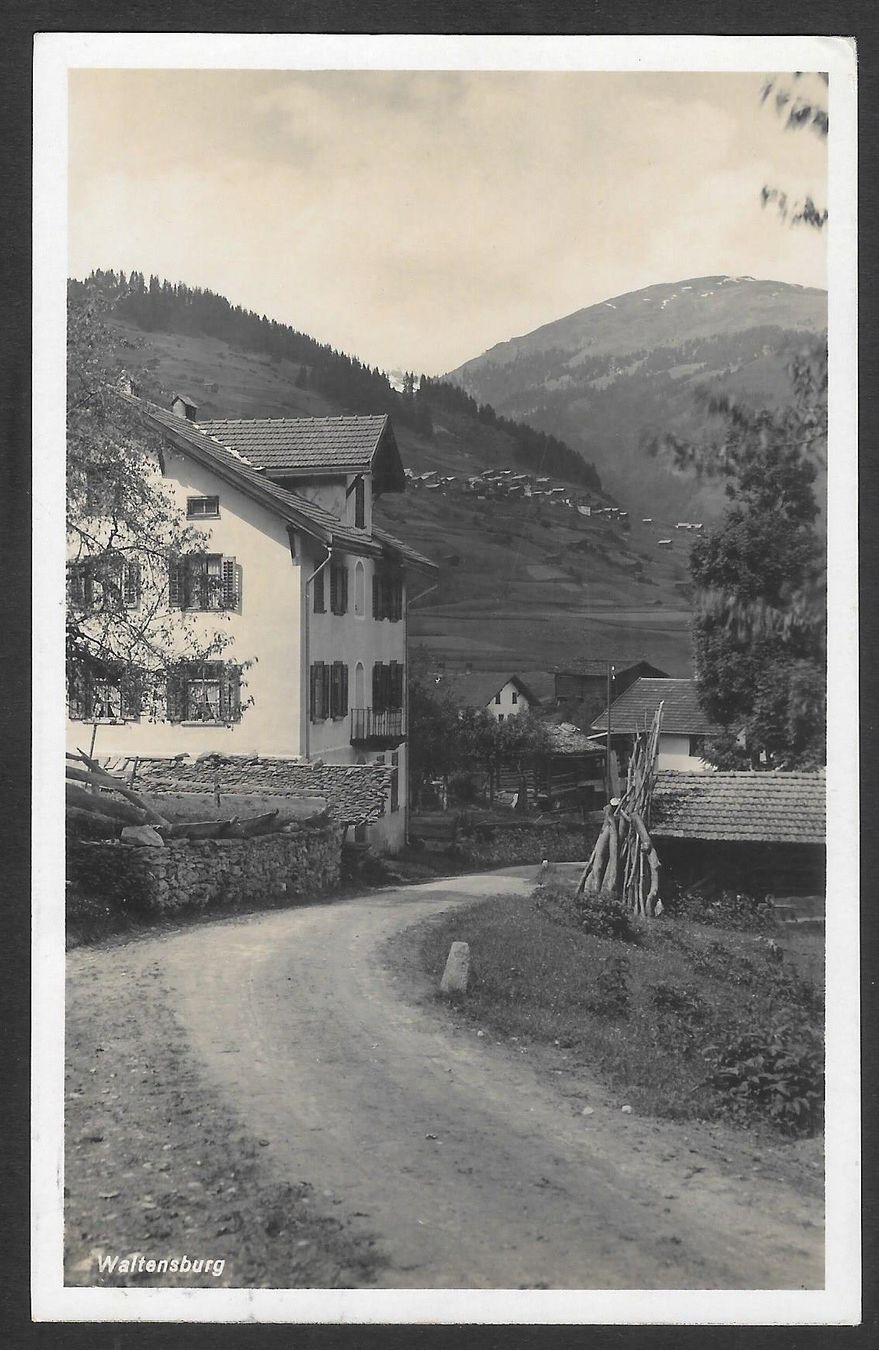 Cartoline postali: Waltensburg Teilansicht – Usato da Olten venduto da clotaldi