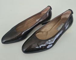 Franco Bonoldi Lackschuhe Größe: 39 Goldabsatz ❤️