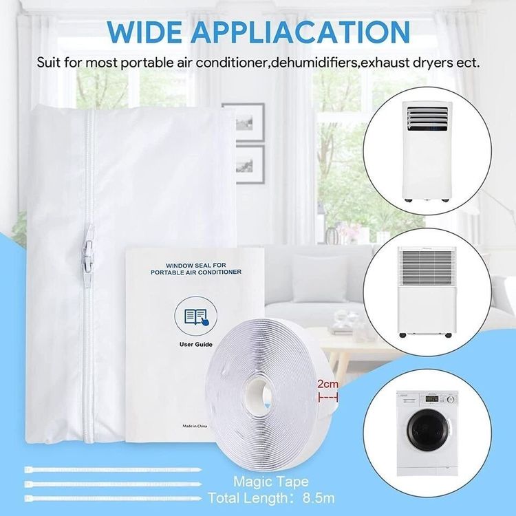 Climatiseurs: Fensterabdichtung für mobile Klimaanlagen Fensterkit – Neuf (Voir description) à Kirchdorf AG par csnmclub 8