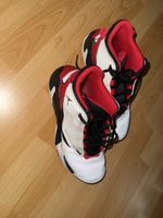 Nike Jordan Schuhe rot weiss schwarz gebrauchter Zustand