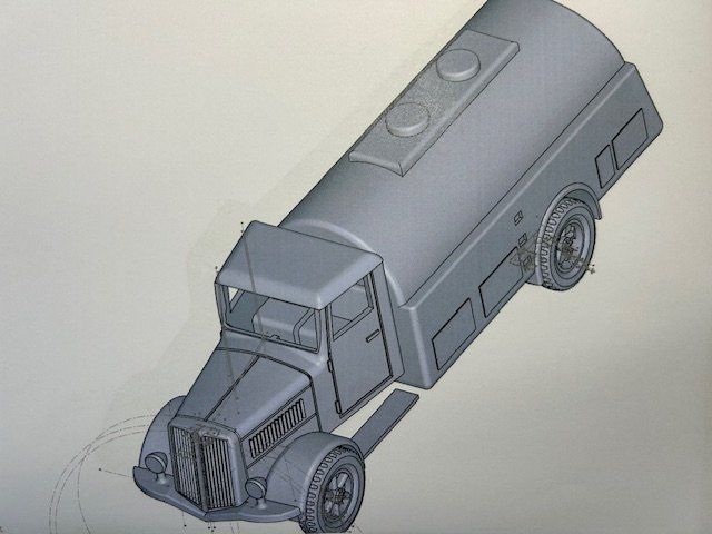 Schweizer Armee Kit di modellismo & Modellini statici: Maquette impression 3D BERNA 5UL 1/87 – Usato da Bursins venduto da Mr1968 3