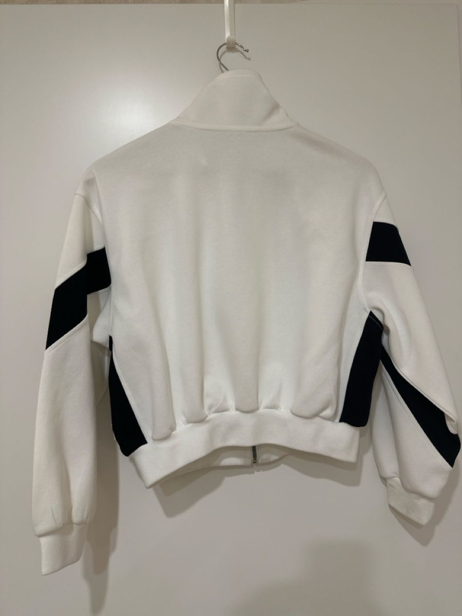 Jacken: White Track Jacket with Black Stripes – Gebraucht aus Troinex von mar_5w5y 1