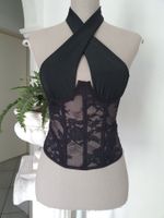 Gothic Corsagentop m. Spitze Gr. S leicht def.