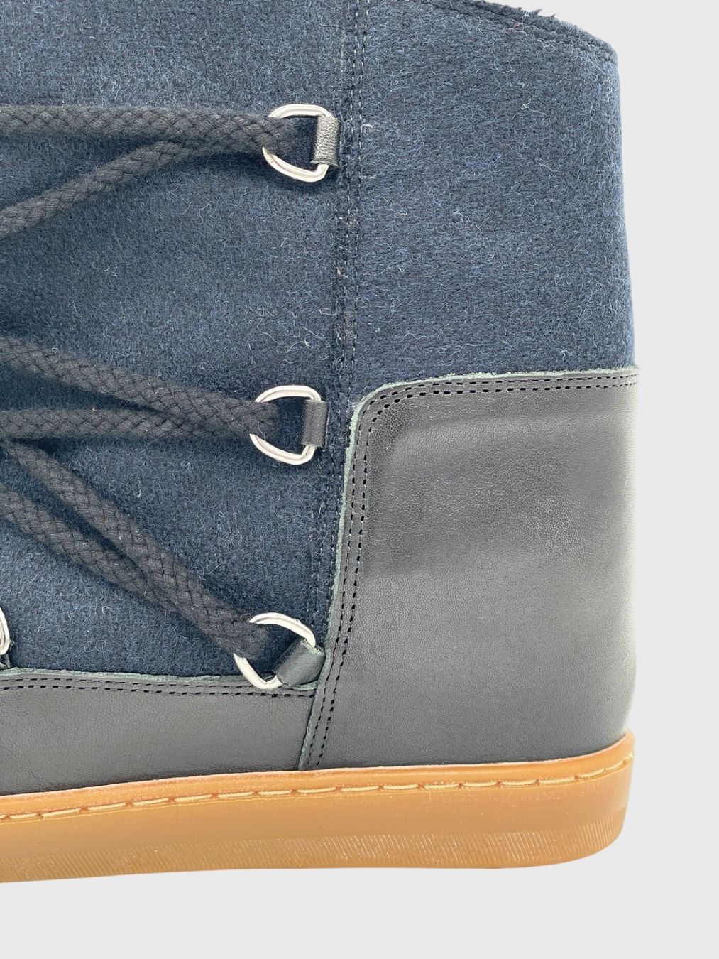 Isabel Marant Scarpe da donna: Isabel Marant Leather Snow Ankle Boot EU 39 Blau – Usato da Zürich venduto da shoe_shop 4