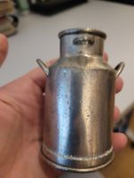 Miniatur Milchkanne Zinn 95 Prozent Stempel gebraucht
