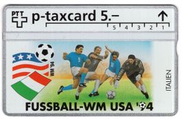 Fussball WM USA, Italien - seltene Firmen Taxcard