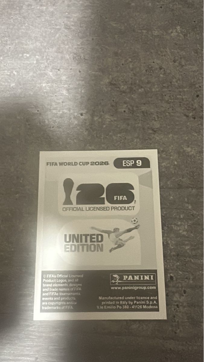 Panini Carte collezionabili: ESP 9 , FIFA WORLD CUP 2026 PANINI  – Nuovo (secondo la descrizione) da Frauenfeld venduto da 1PegPeg1 1