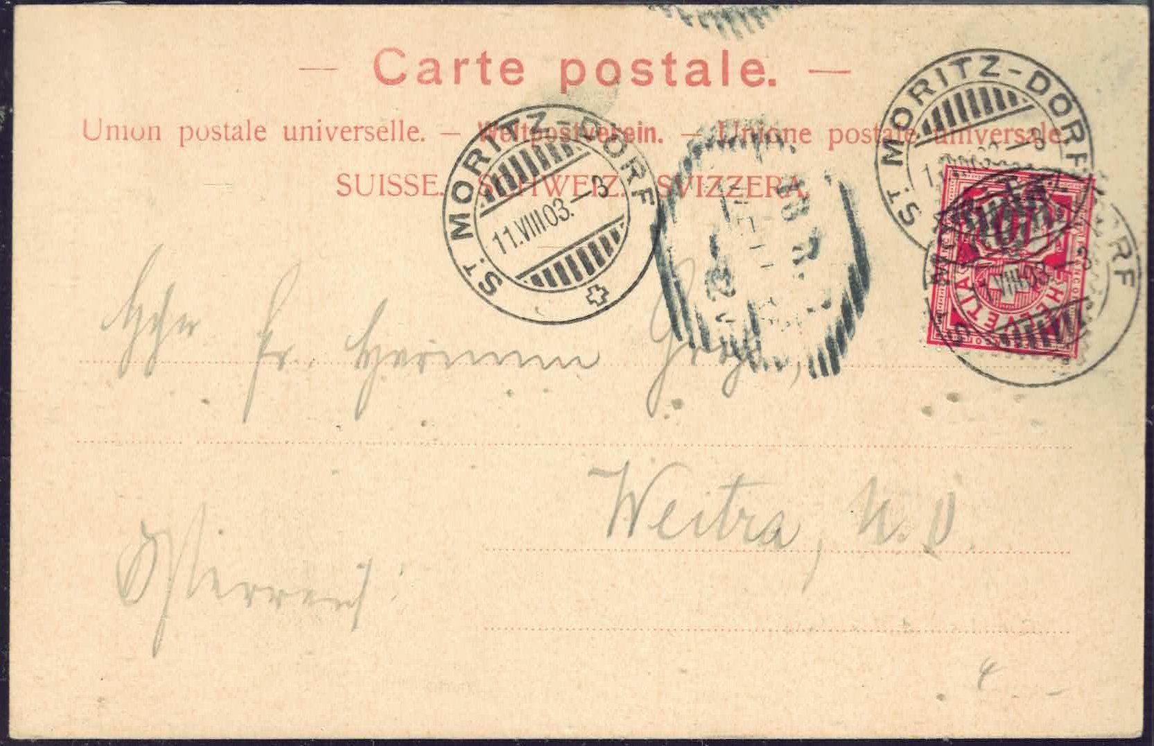 Cartoline postali: Campfer und Silvaplana – Usato da Ettingen venduto da Kartenplanet 1