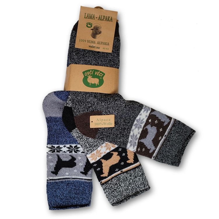 Sonia Originelli 2 Paar Alpakasocken - Weich, Warm & Hypoallergen