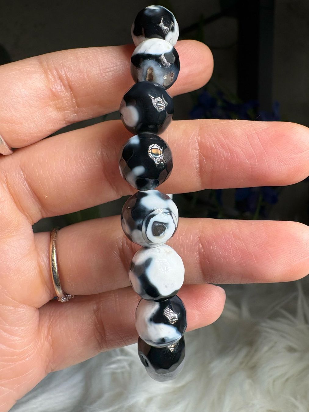 Minerali & Pietre curative: Orca-Achat-Armband – Nuovo e nell'imballaggio originale da Neuheim venduto da m.hald 5